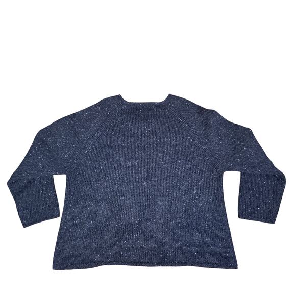 Woolrich Vintage Black V-Neck Sweater 100% Wool Women’s M Relaxed Fit - Picture 2 of 7